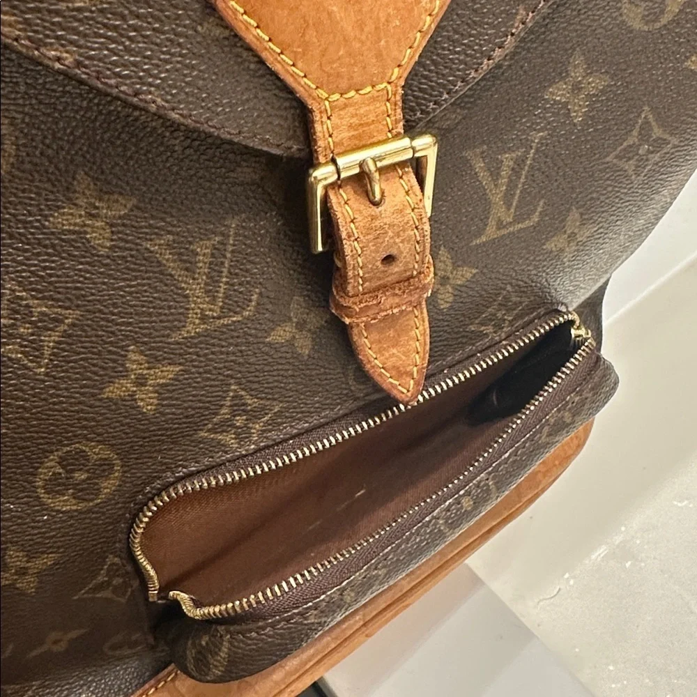 Louis Vuitton backpack montsouris mm LV monogram bag vintage designer backpack - Picture 16 of 17